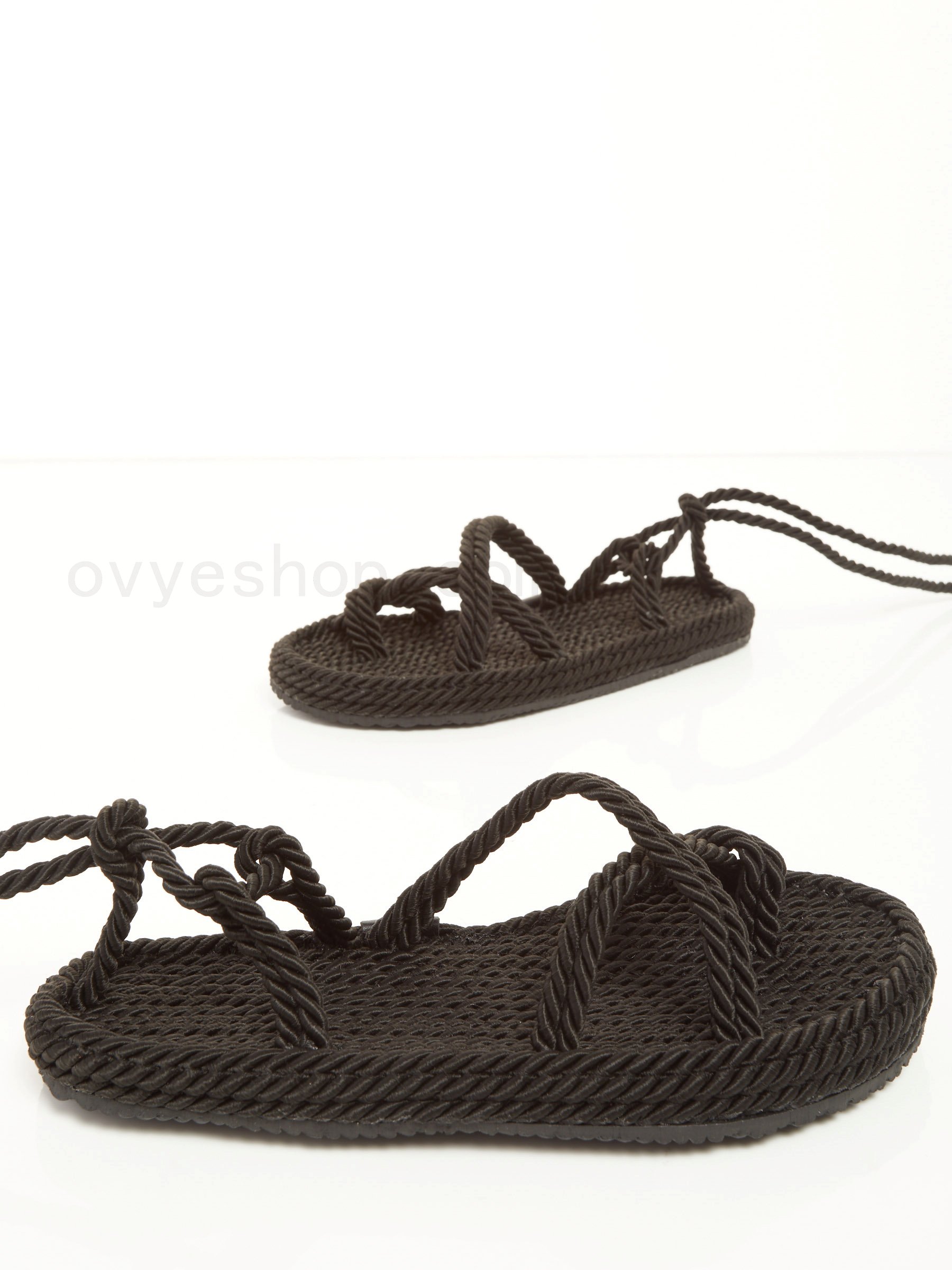 ovy&#232; outlet Rope Flat Sandals F0817885-0711 Outlet Online Shop